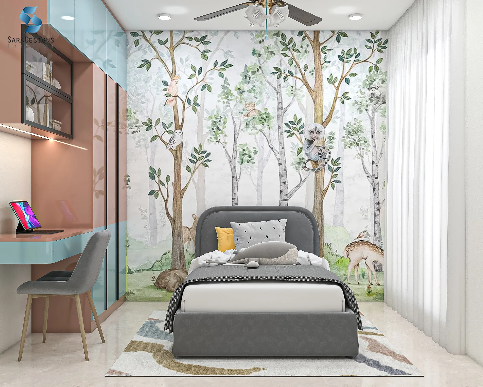 Master Bedroom TV Unit